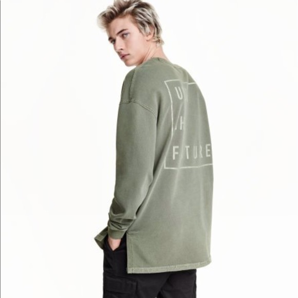 H&M Sweaters - H&M | graphic "undo the future" crew neck sweater